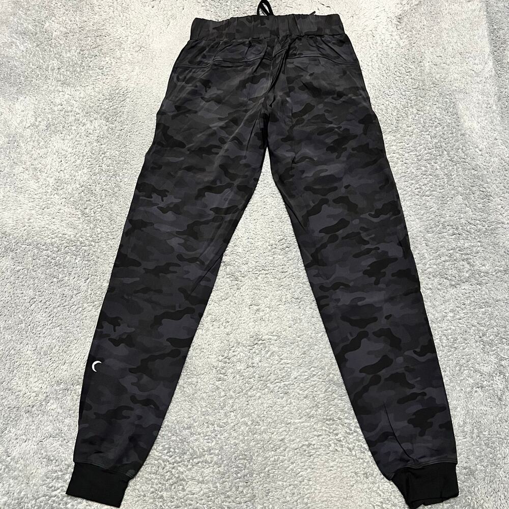 Zyia Active Pants Womens Small Camo Gray Black Joggers - Picture 3 of 8